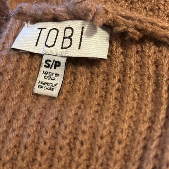 TOBI Safe Inside Sienna Wrap‎ Sweater Sz S - Picture 5 of 9